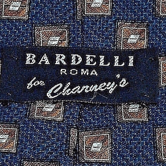 Bardelli Roma Charneys Silk Italy Geometric - Picture 2 of 3